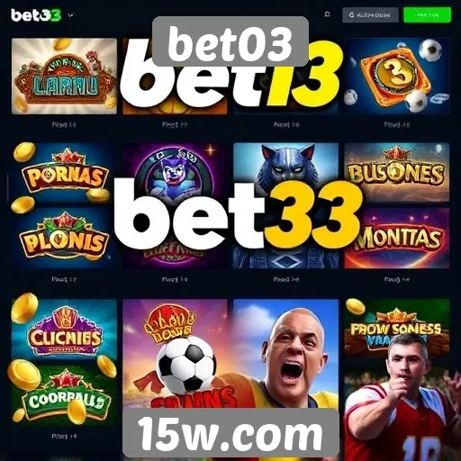 Análise das opções de jogos disponíveis no bet03